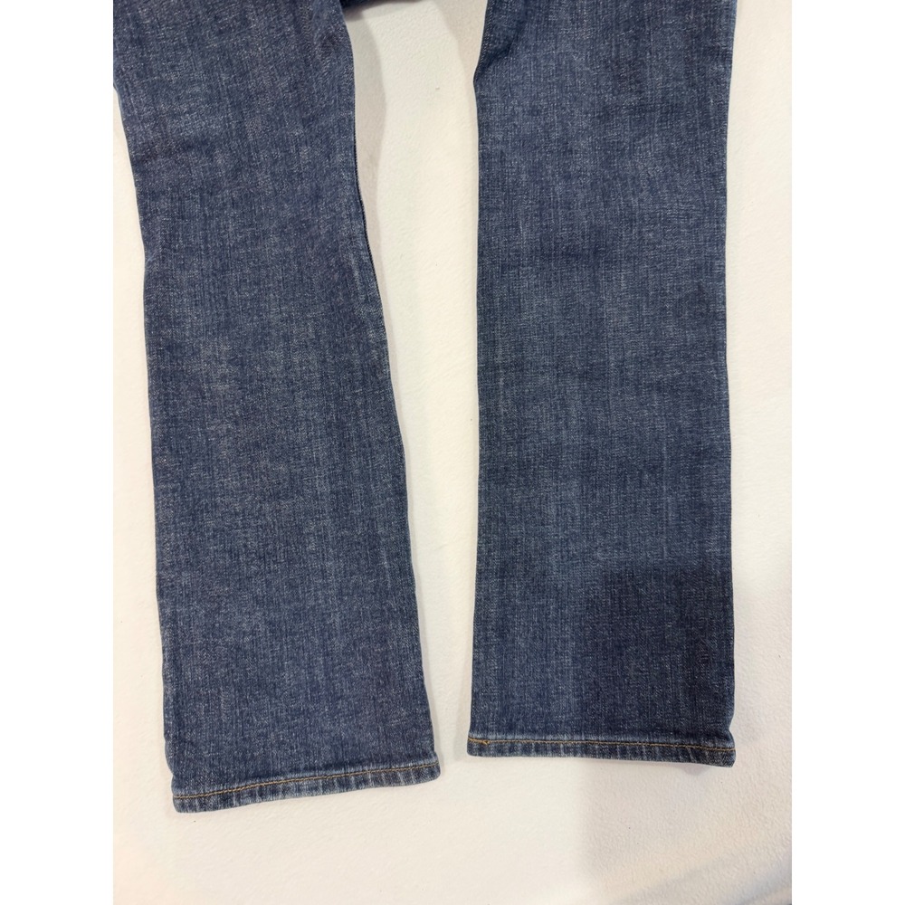 Levis 525 Straight Leg Jeans Women 29 Dark Wash Blue Perfect Waist Classic Denim - Picture 8 of 11